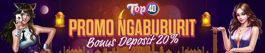 PROMO NGABUBURIT BONUS DEPOSIT 20% TOP4D